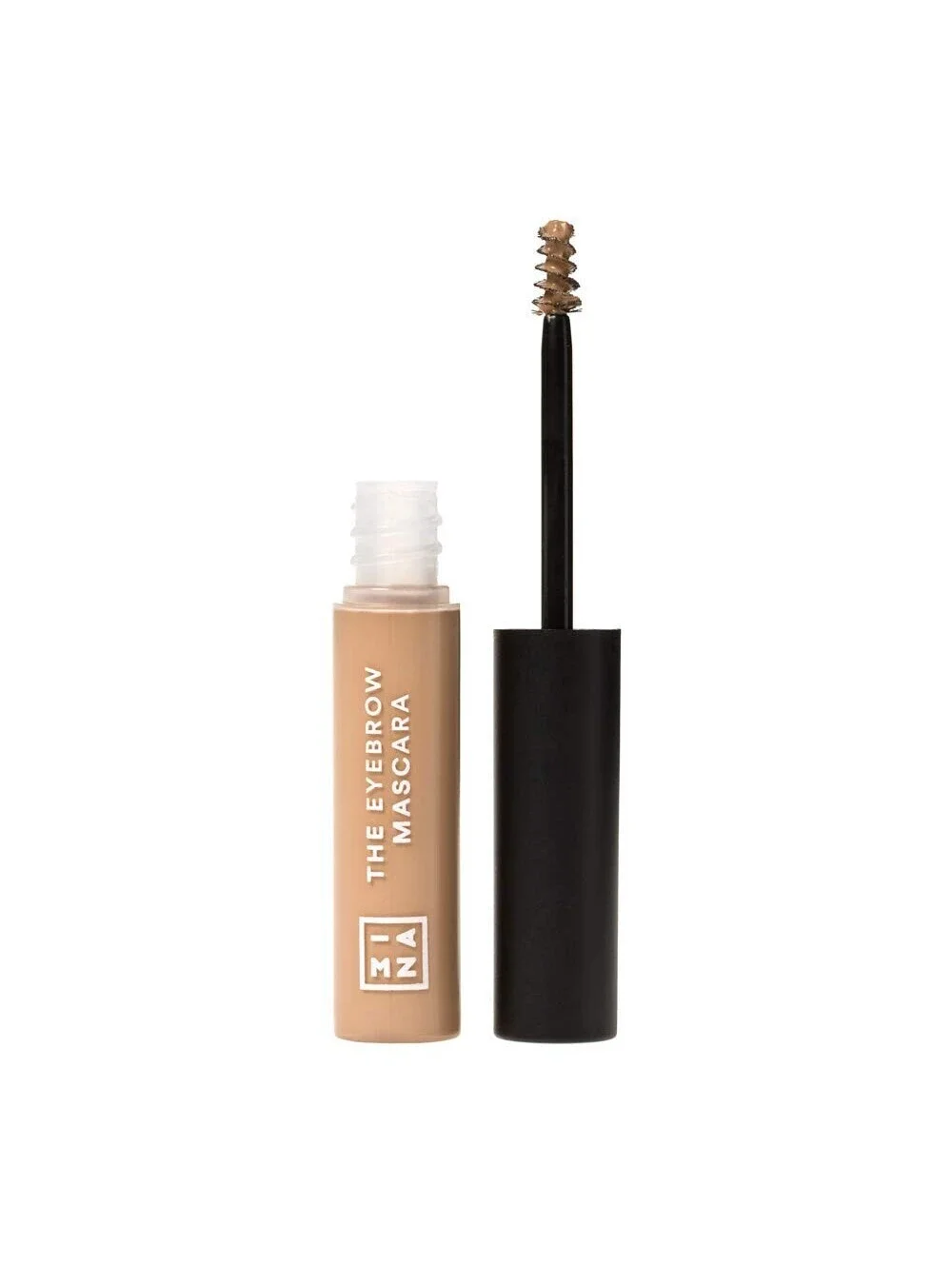 3INA Makeup Cruelty Free Paraben Free Vegan Eyebrow Mascara 4ml - 201 Beige